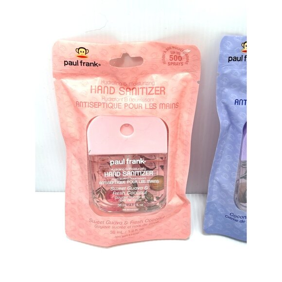 Paul Frank Hand Sanitizer Set 3pc 35ml Sweet Guava Coconut Citrus Floral NEW - Picture 3 of 7